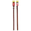 PET ONE Collar Plain Leather 40cm Brown