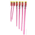 PET ONE Collar Leather Single Row Studded 45cm Pink