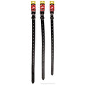 PET ONE Collar Leather Single Row Studded 50cm Black