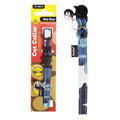 PET ONE Cat Collar Nylon 18-28cm 10mm CAMERFLY BLUE