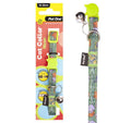 PET ONE Cat Collar Nylon 18-28cm 10mm NEON GREEN
