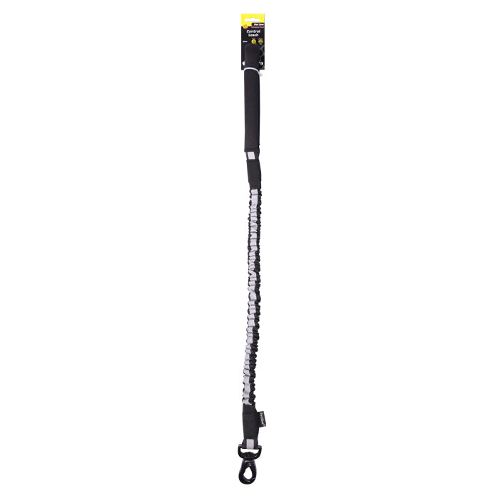 PET ONE Leash Nylon Anti Pull Reflective 63cm BLACK