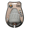 PET ONE BLITZ Rubber Treat Cone Grey MEDIUM