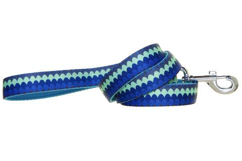 DOOG Pluto Lead - Small Blue & Green Chevron