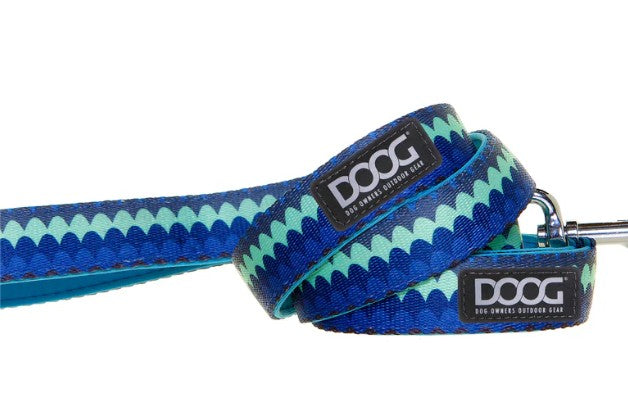 DOOG Pluto Lead Blue & Green Chevron