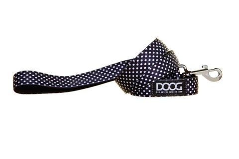 DOOG Pongo Lead Black with White Spots