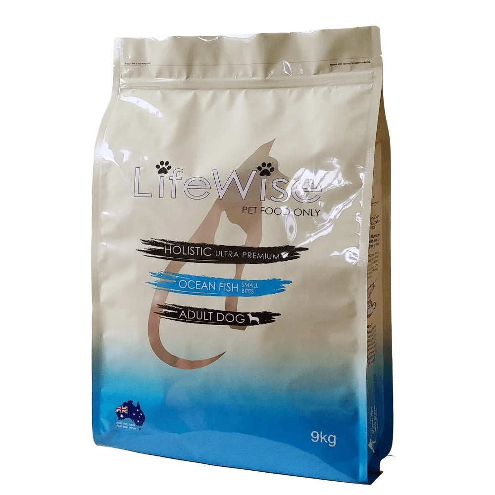 LifeWise Adult Dog SMALL BITES Ocean Fish with Rice & Vegetables 9kg