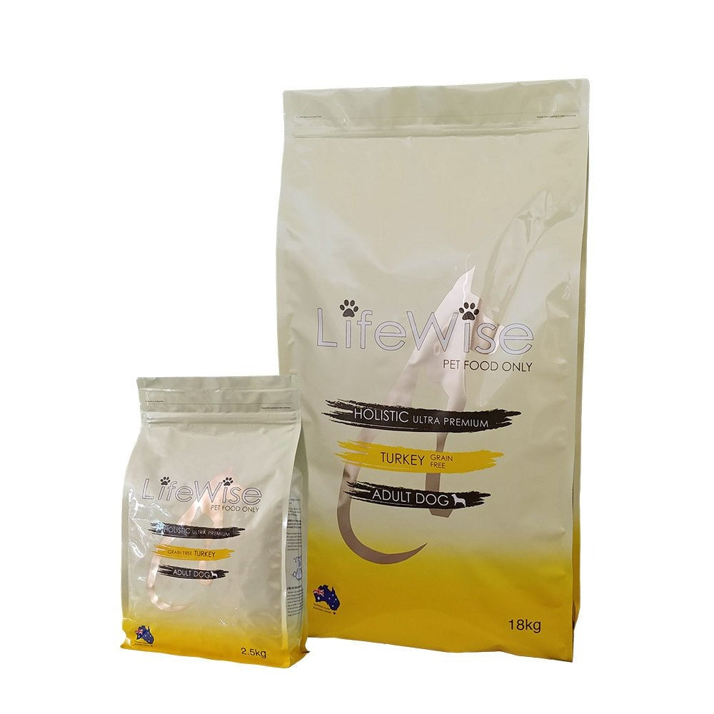LifeWise Adult Dog Grain Free Turkey & Vegetables 2.5kg YELLOW