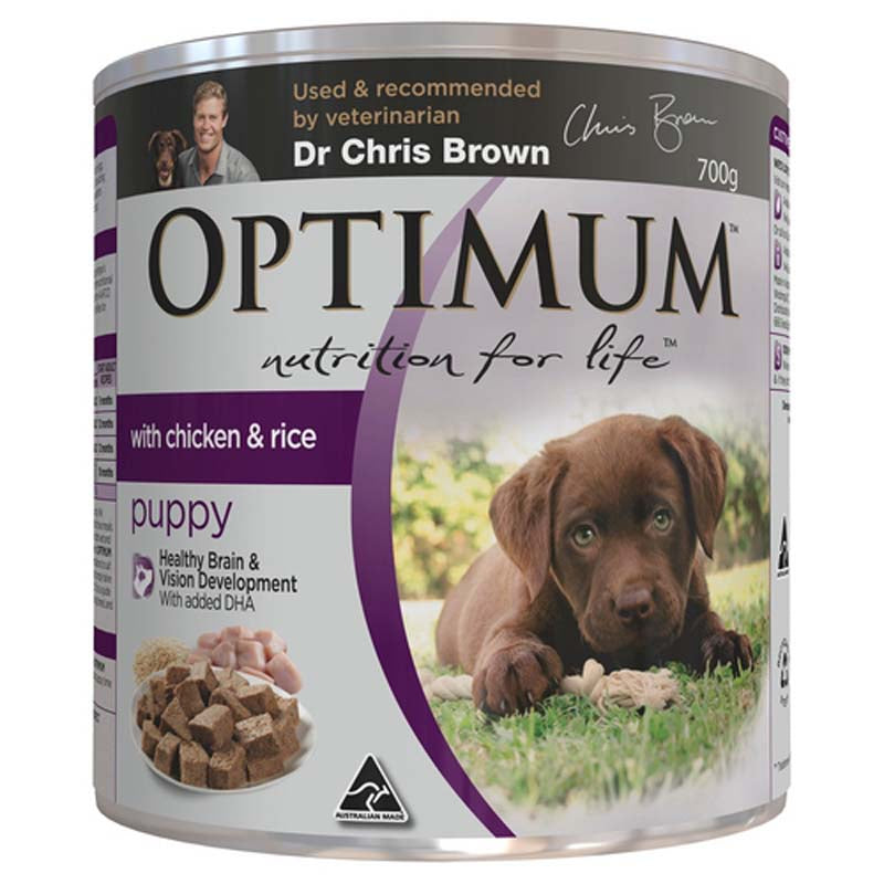 OPTIMUM DOG Puppy Chicken & Rice 700g (12) (10046006)