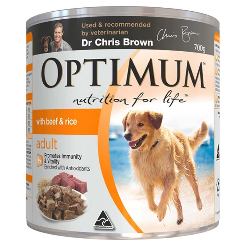 OPTIMUM DOG Adult Beef & Rice 700g (12) (10046008)