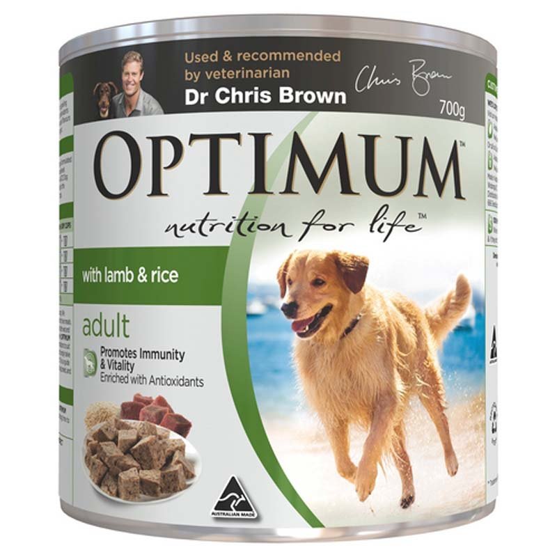 OPTIMUM DOG Adult Lamb & Rice 700g (12) (10046010)