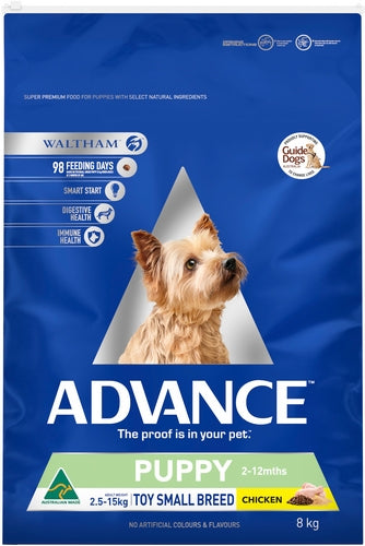 ADVANCE DOG Puppy Rehydratable Small Breed CHICKEN with Rice 8kg