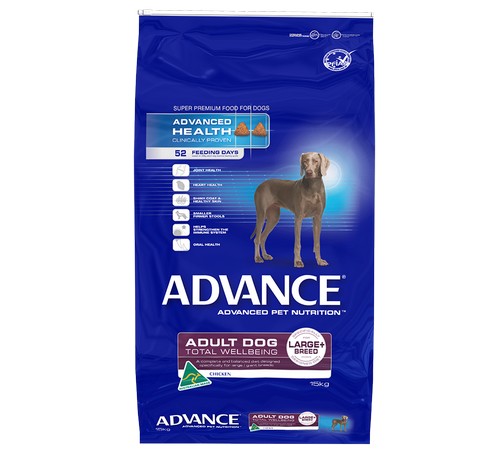 ADVANCE DOG Adult LARGE Breed CHICKEN with Rice 15kg