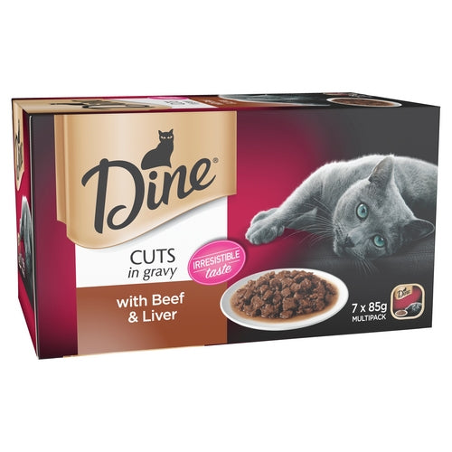 DINE Beef & Liver in a Rich Gravy Inner 7x85g (6)