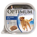 OPTIMUM DOG Chicken/Rice & Vegetables 100g (12)