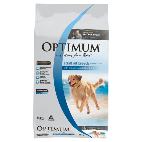 OPTIMUM DOG Chicken Vegetables Rice 15kg