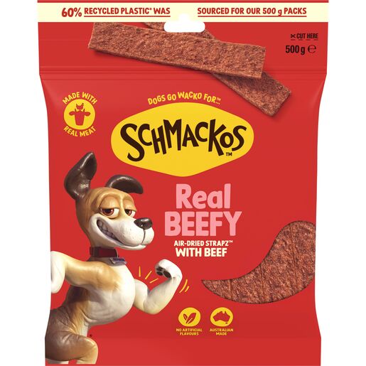 SCHMACKOS STRAPZ Beef 500g