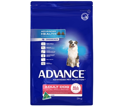ADVANCE DOG Adult Medium Breed LAMB with Rice 3kg