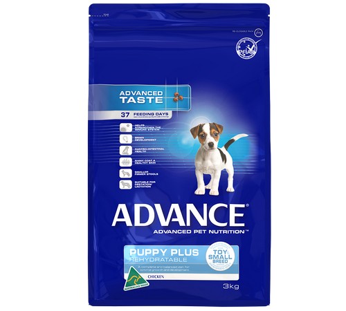 ADVANCE DOG Puppy Rehydratable Small Breed CHICKEN with Rice 3kg
