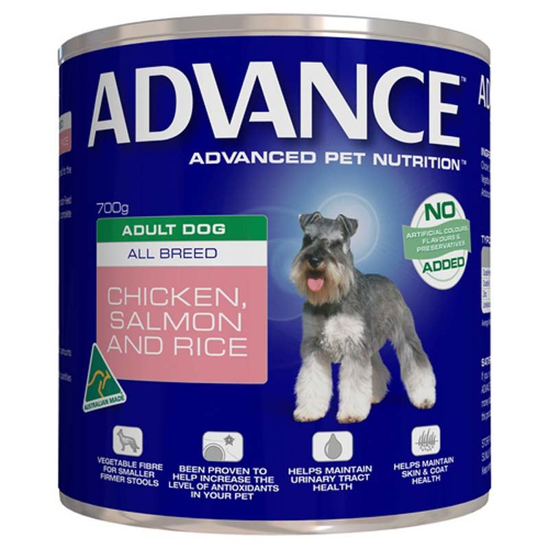ADVANCE DOG Adult Chicken and Salmon 700g (12) (10111371)