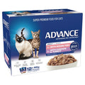 ADVANCE CAT Chicken in Jelly with Ocean Fish In Jelly 12x85g