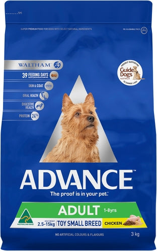ADVANCE DOG Adult Small Breed CHICKEN with Rice 3kg