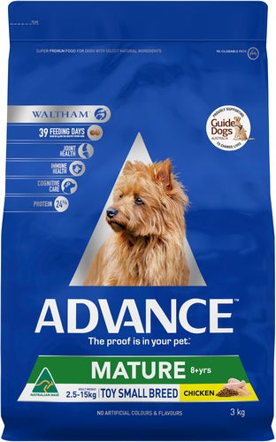 ADVANCE Dog Adult Healthy Ageing Small Breed CHICKEN with Rice 3kg