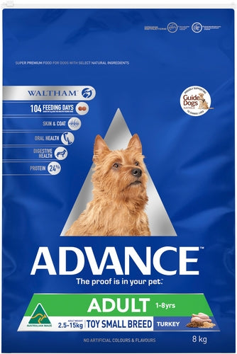 ADVANCE Dog Adult Small Breed TURKEY with Rice 8kg