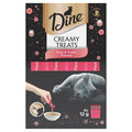 DINE Creamy Treats Tuna & Prawn Flavour 4x12g Pouches (8) (10182625)