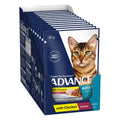 ADVANCE CAT Chicken Chunks In Gravy SVMS 12x85g