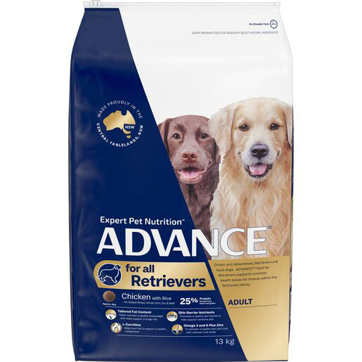 ADVANCE Dog Adult Retrievers Chicken with Rice 13kg