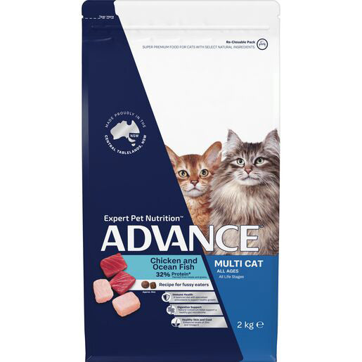 ADVANCE CAT Adult Multi Cat Chicken and Ocean Fish 2kg