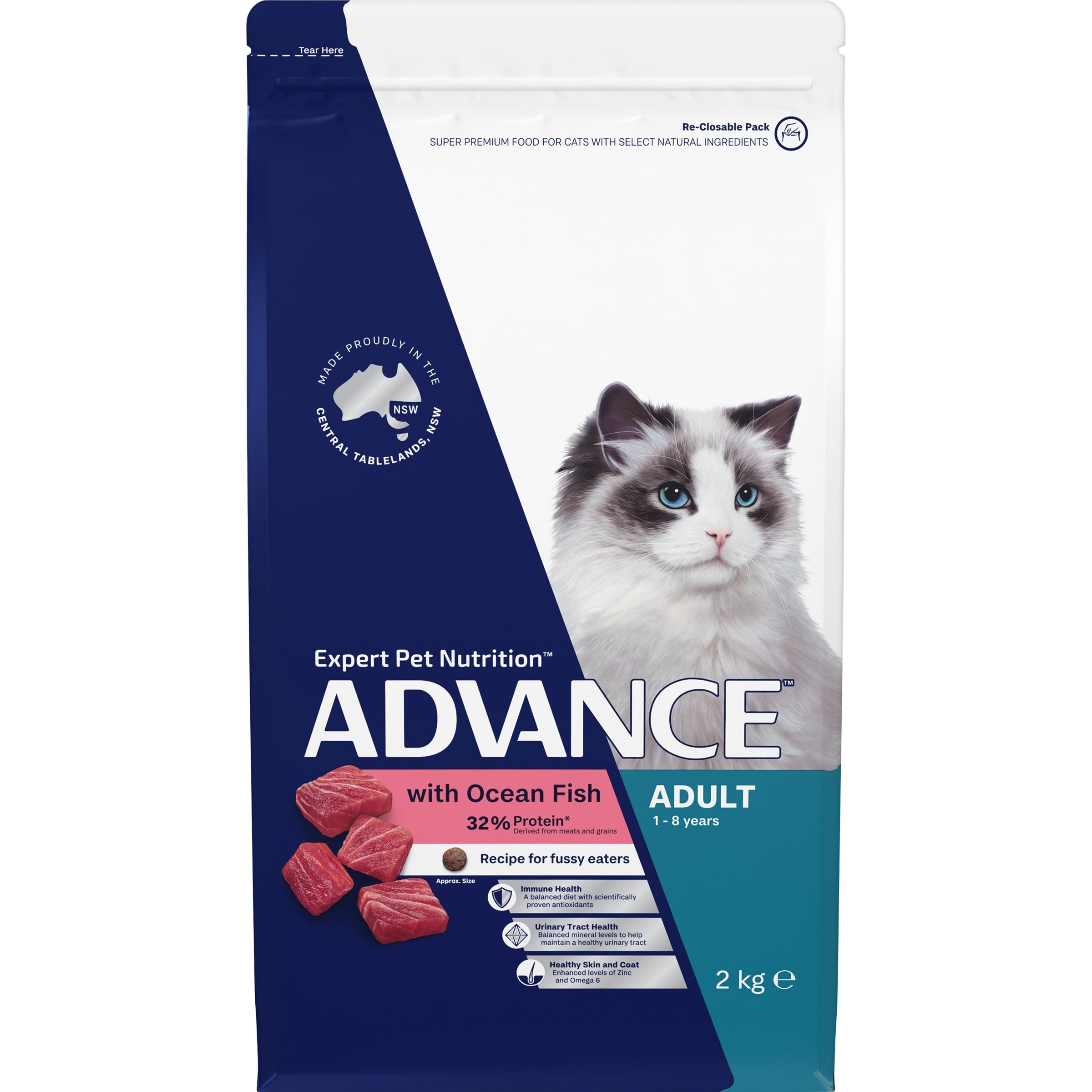 ADVANCE CAT Adult Chicken and Ocean Fish 2kg