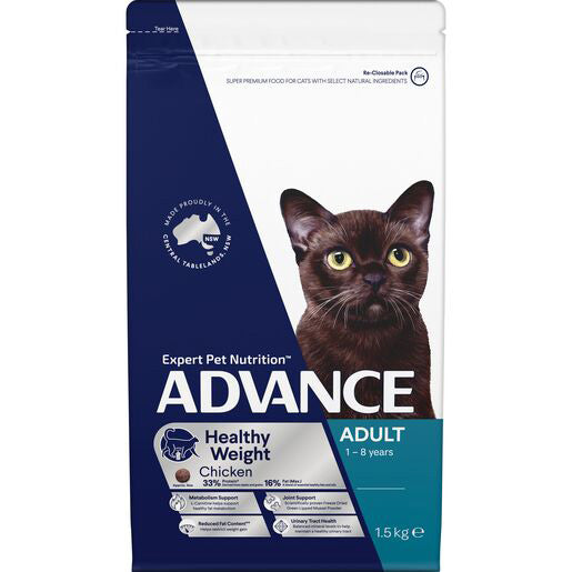 ADVANCE CAT Adult Healthy Weight Chicken 1.5kg