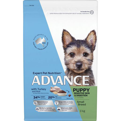 ADVANCE PUPPY Small Breed Turkey & Rice 3kg