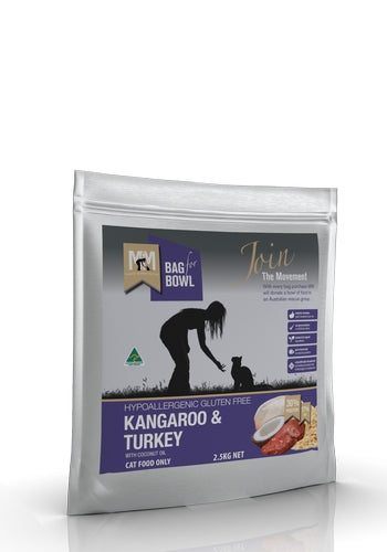Meals For Meows Cat Kangaroo & Turkey Gluten Free 2.5Kg PURPLE