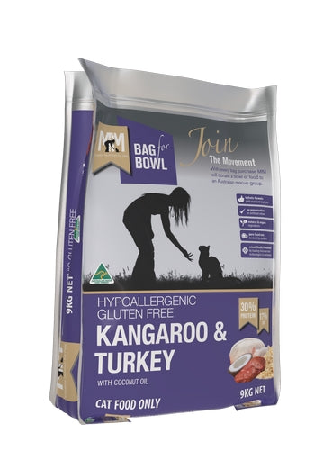 Meals For Meows Cat Kangaroo & Turkey Gluten Free 9Kg PURPLE
