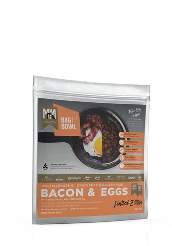 Meals For Mutts Dog Bacon & Eggs Grain Free Gluten Free 2.5Kg ORANGE