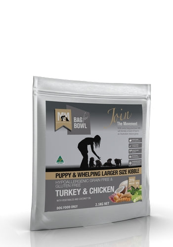 Meals For Mutts Dog Puppy Large Kibble Turkey & Chicken Grain Free Gluten Free 2