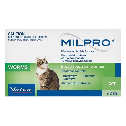 Virbac MILPRO Cat 2 Tab