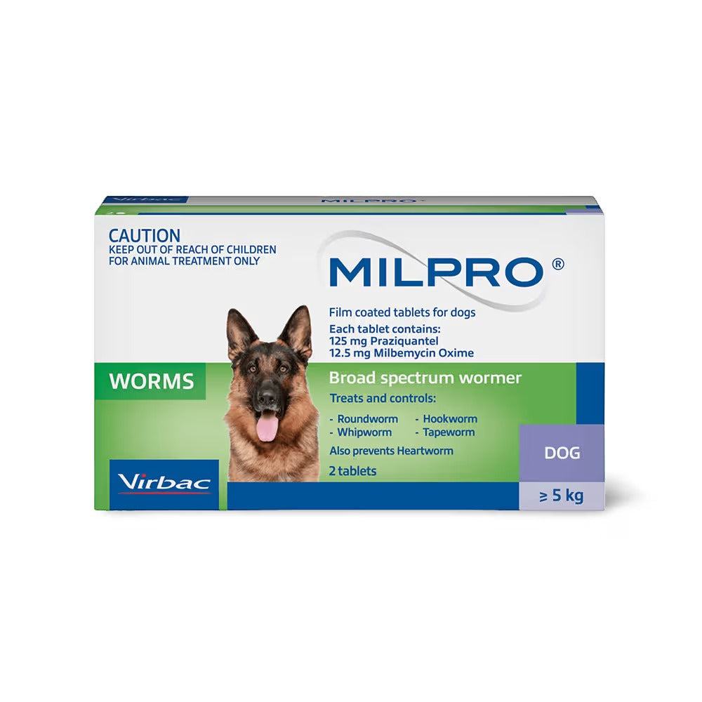 Virbac MILPRO Dog 2 Tab