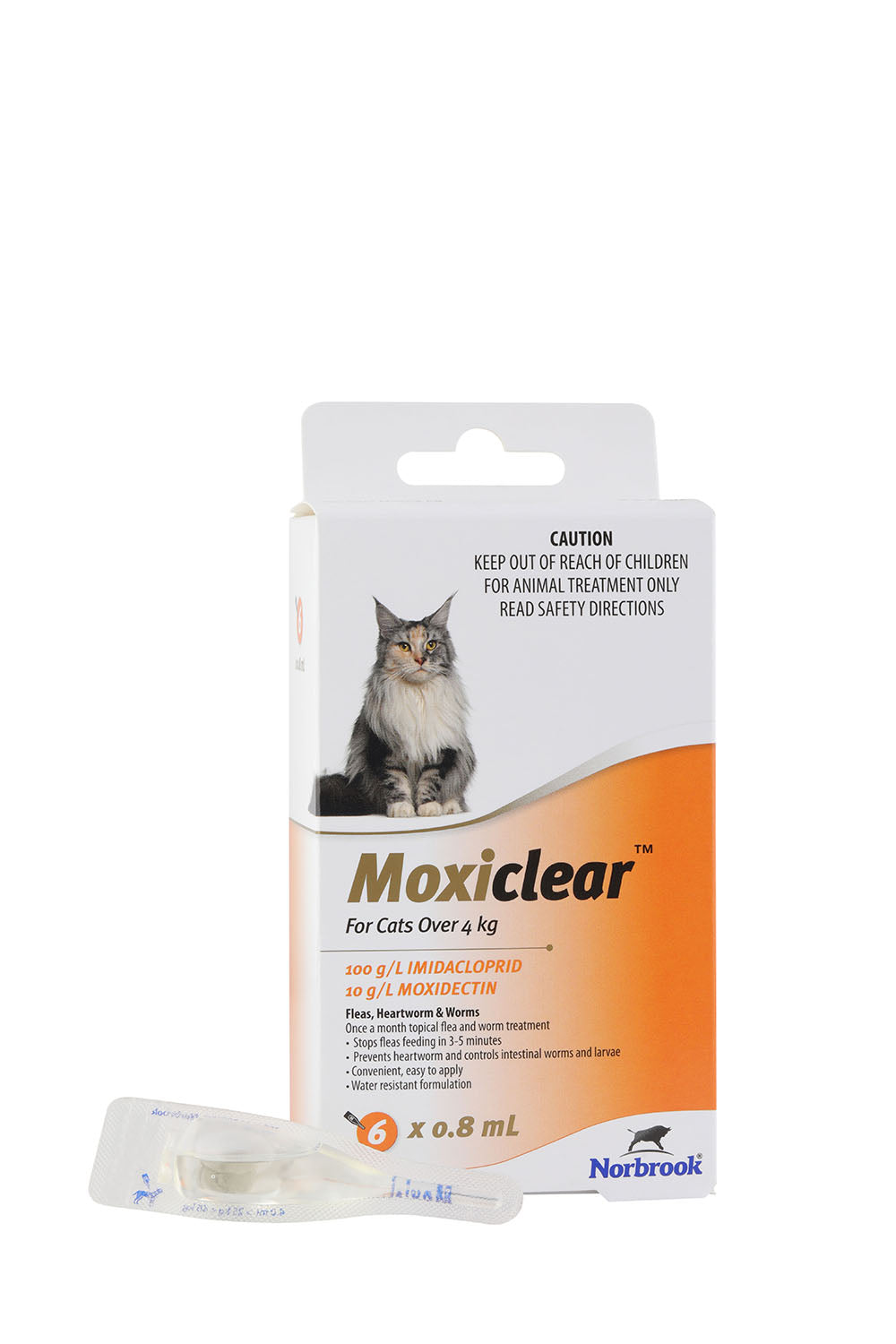 Moxiclear For Cats Over 4kg 6 pack