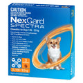 Nexgard Dog Spectra Chewables 2-3.5kg 3 pack (Orange)