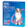 Nexgard Dog Spectra Chewables 15.1-30kg 6 pack (Purple)