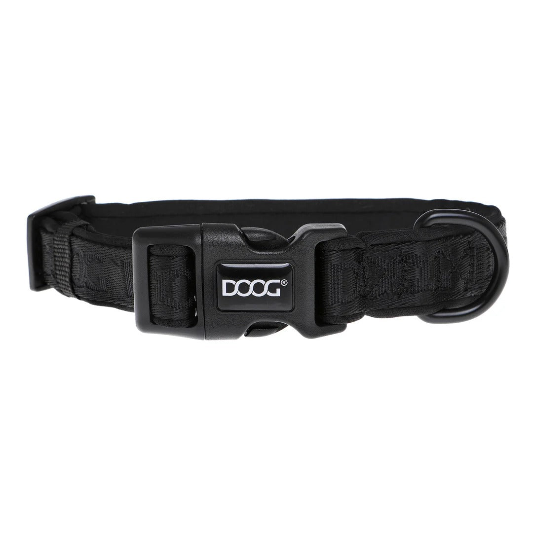 DOOG Neosport Neoprene Dog Collar BLACK - Extra Small