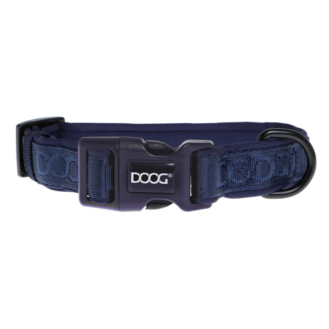 DOOG Neosport Neoprene Dog Collar NAVY - Large