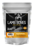 Organic Paws FROZEN Lamb BONES 1kg (6)