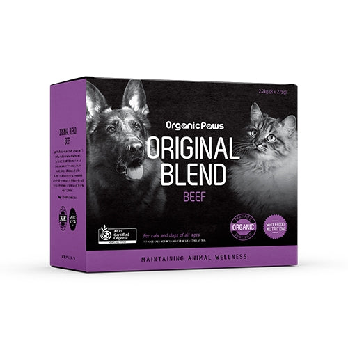 Organic Paws FROZEN Original Blend - Beef 2.2kg PURPLE (6)