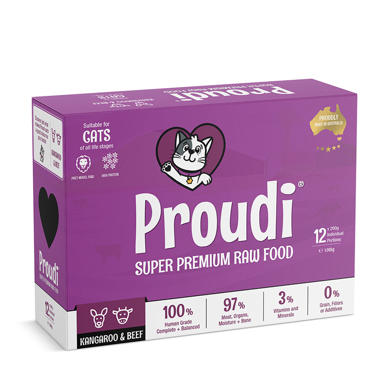 PROUDI CAT Kangaroo & Beef 1.08kg (12)