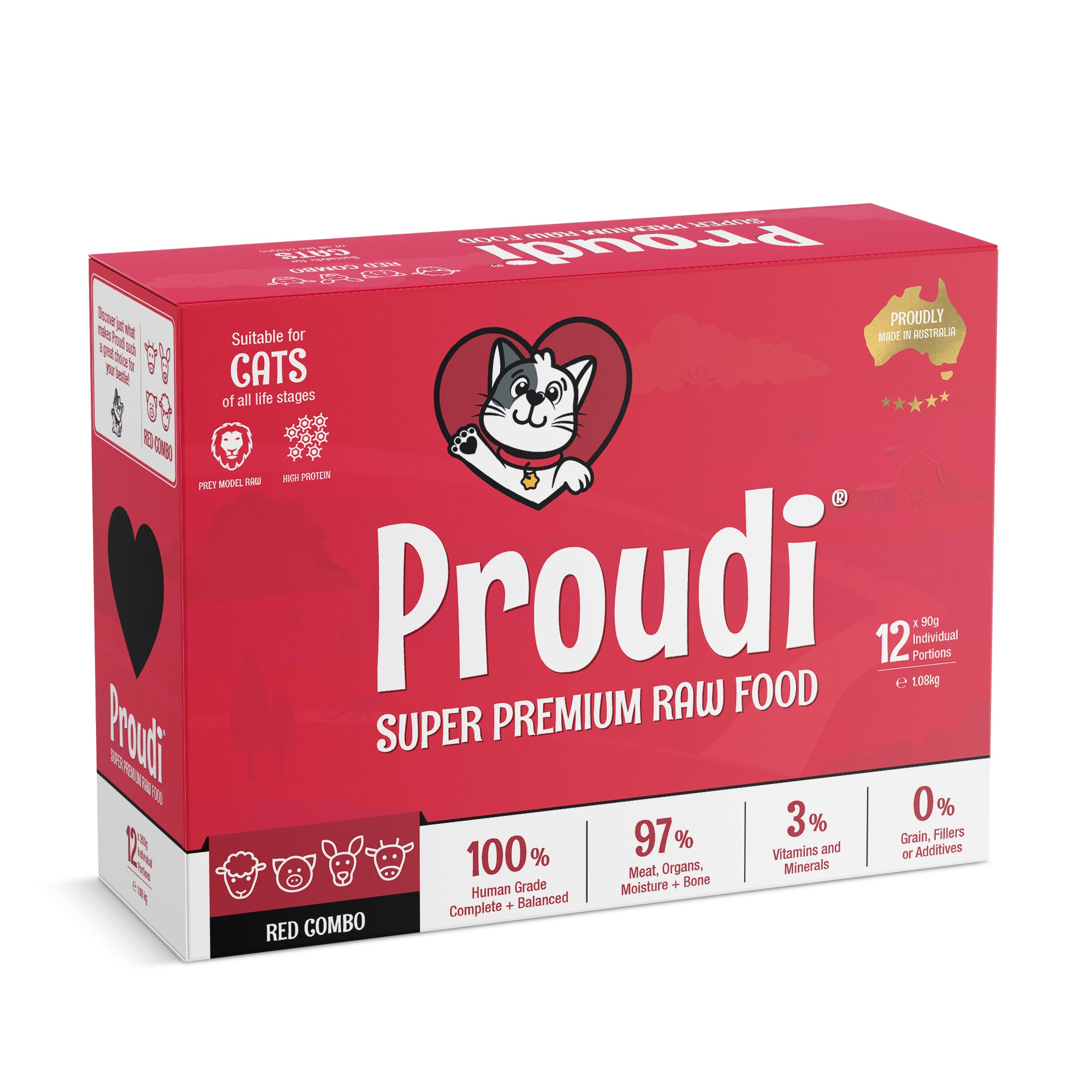 PROUDI CAT Red Combo 1.08kg (12)